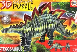 Puzzle 3D Dinozaury - Stegozaur 89 el.
