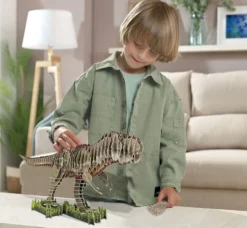 Puzzle 3D Dinozaury - Tyranozaur Rex 82 el.