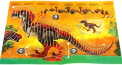 Puzzle 3D Dinozaury - Welociraptor 64 el.