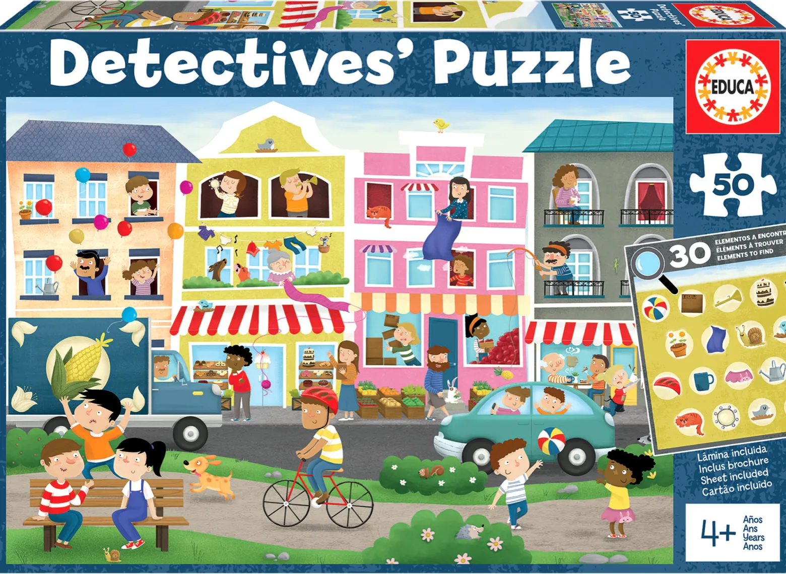 Puzzle detektywistyczne 50 el. Miasto