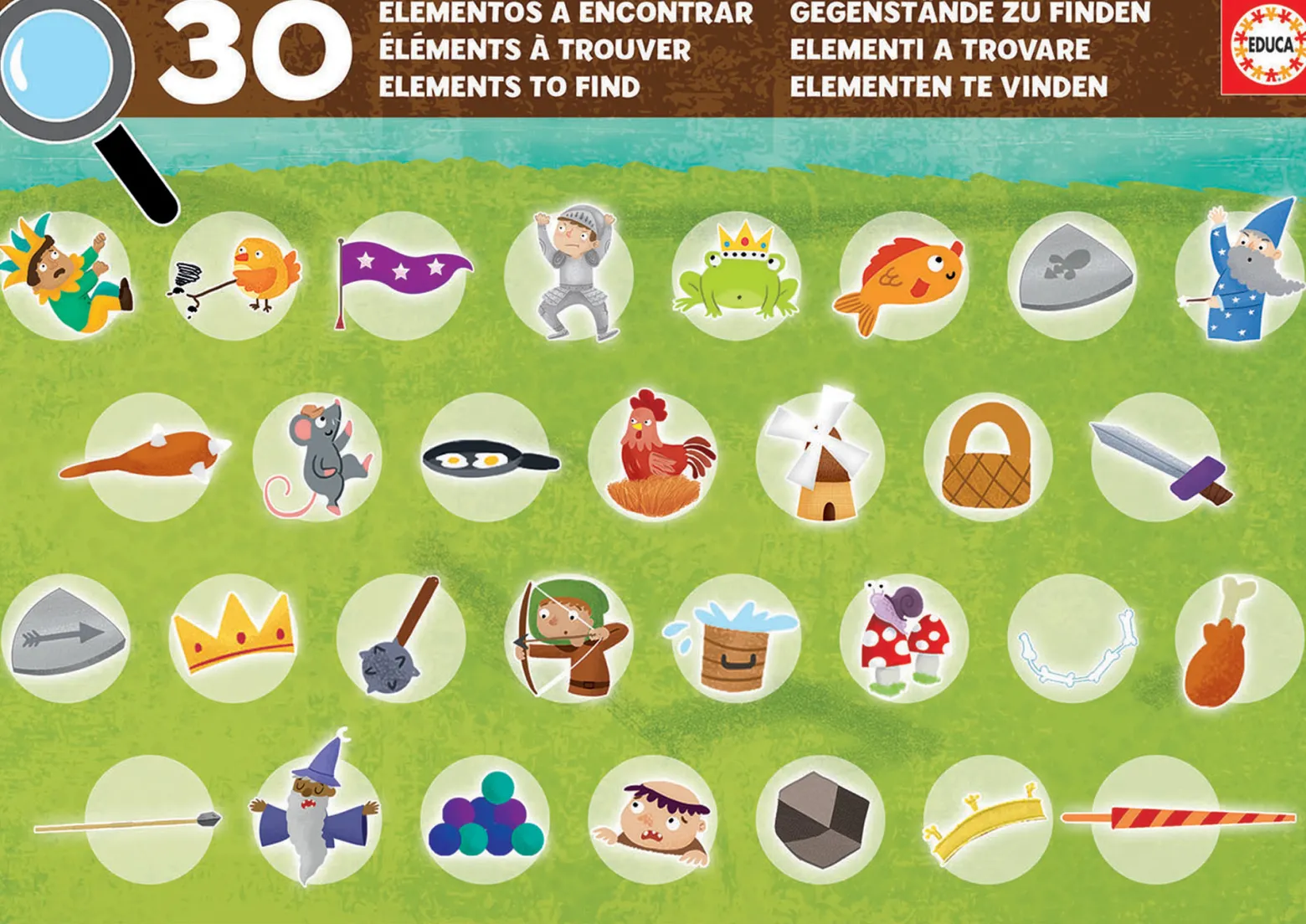 Puzzle detektywistyczne 50 el. Zamek