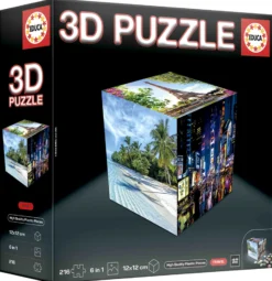 Puzzle 3D - Podróże 6 x 36 el.