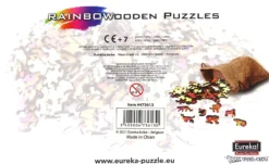 Puzzle drewniane / kolorowe 138 el. - Tygrys