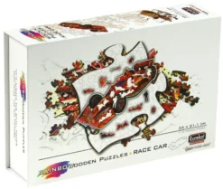 Puzzle drewniane / kolorowe 110 el. - Formuła 1