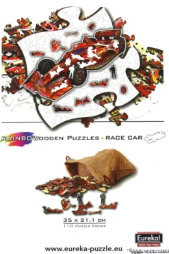 Puzzle drewniane / kolorowe 110 el. - Formuła 1