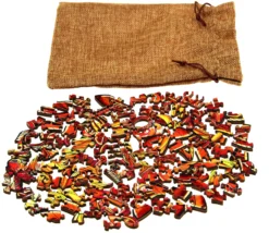 Puzzle drewniane / kolorowe 103 el. - Koń