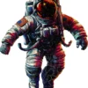 Puzzle drewniane / kolorowe 200 el - Astronauta