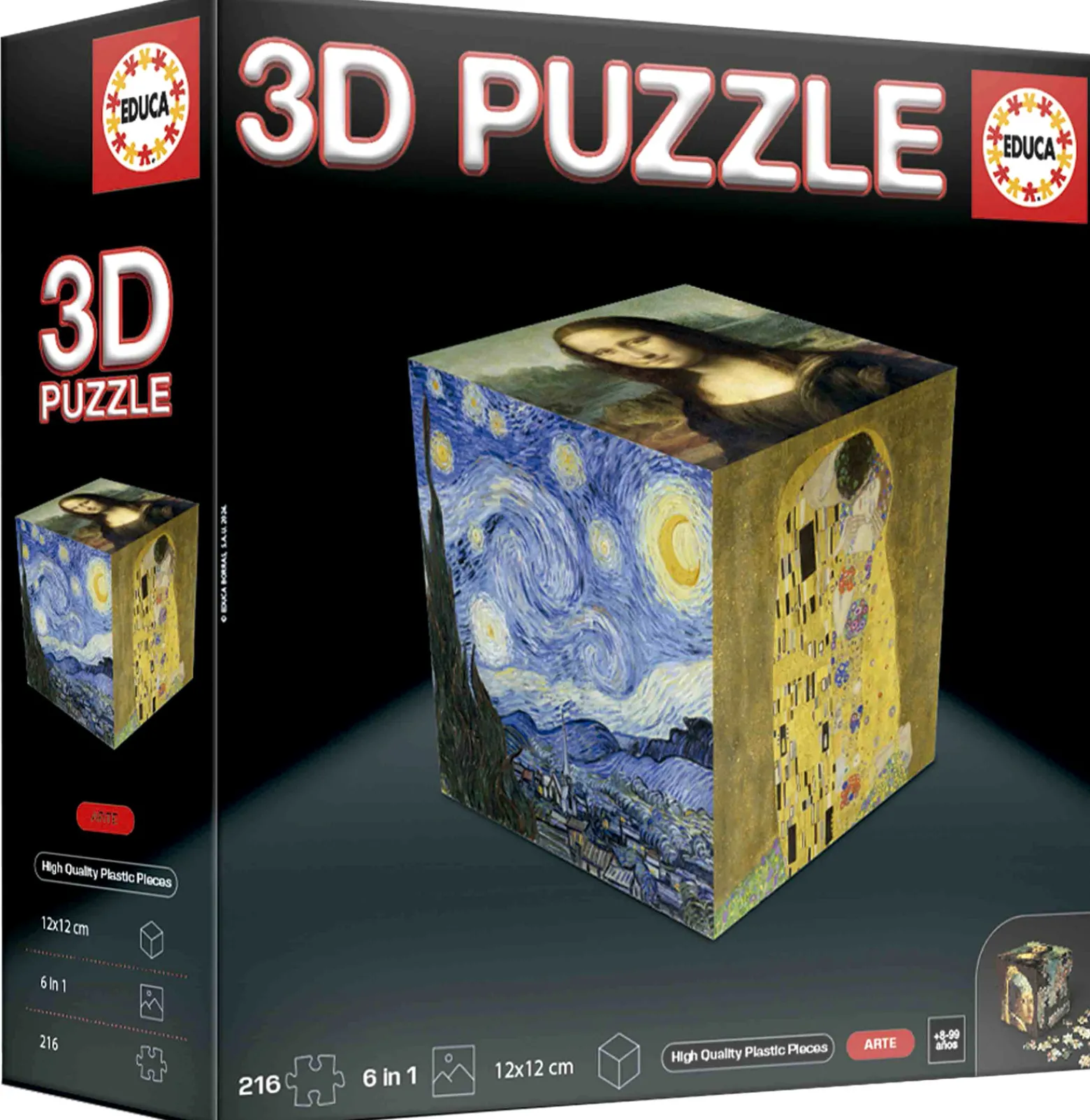 Puzzle 3D - Sztuka 6 x 36 el.
