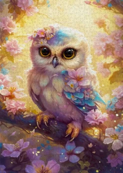 Puzzle 1000 el. Łagodna sowa