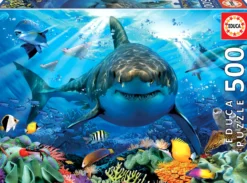 Puzzle 500 el. Żarłacz biały
