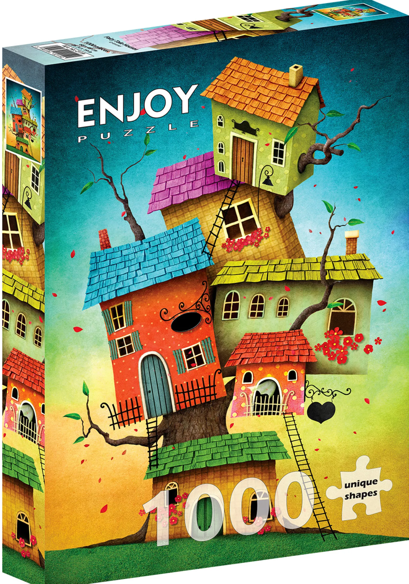 Puzzle 1000 el. Bajkowe domy