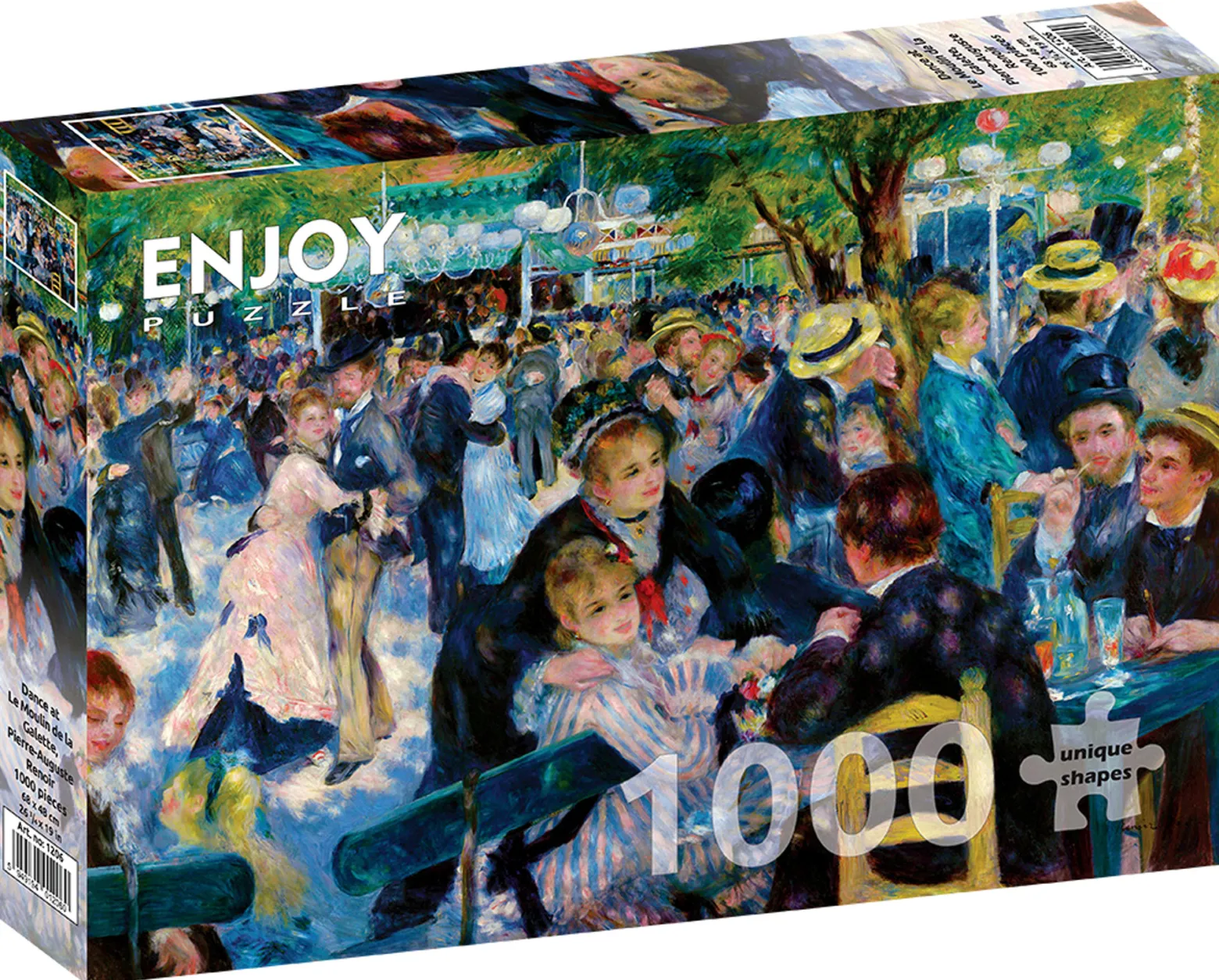 Puzzle 1000 el. Bal w Moulin de la Galette, Auguste Renoir