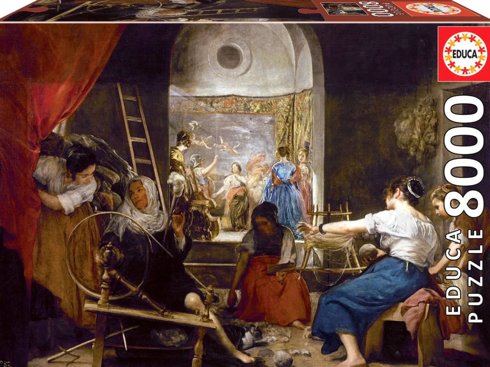 Puzzle 8000 el. Baśń o Arachne, Diego Velázquez