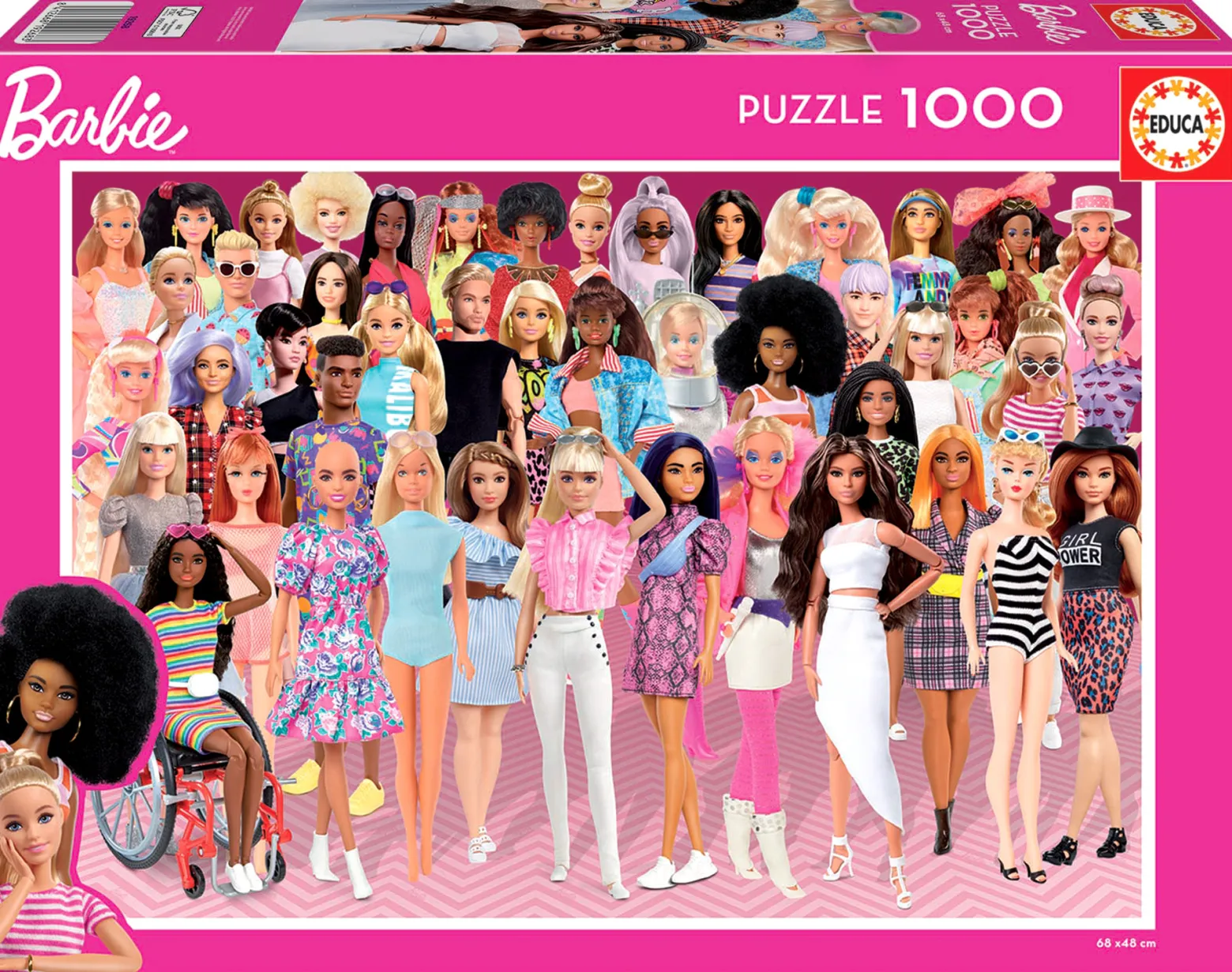Puzzle 1000 el. Barbie