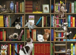 Puzzle 1000 el. Bibliokotkarze