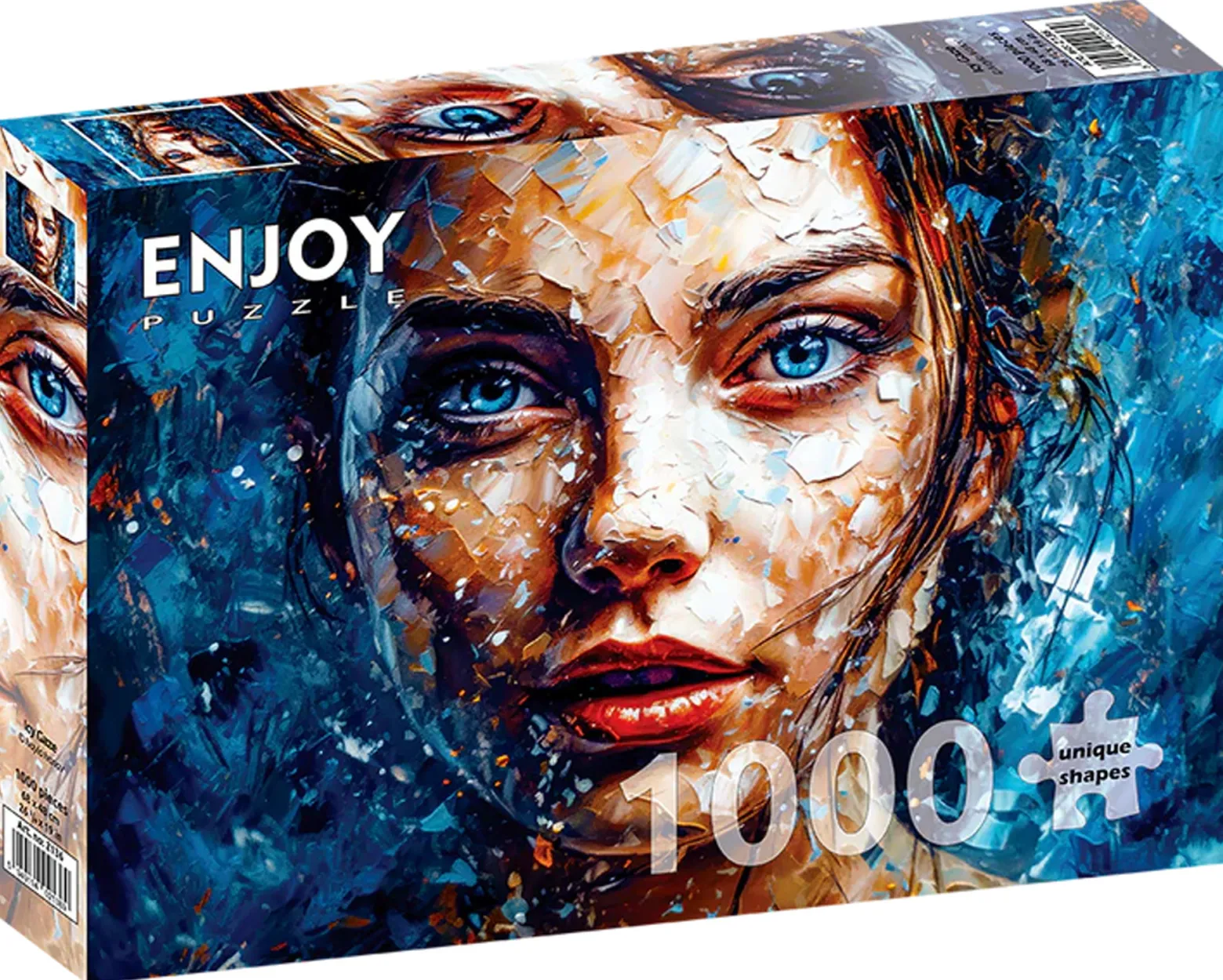 Puzzle 1000 el. Błękitne oczy