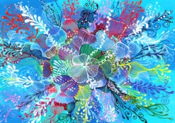 Puzzle 3000 el. Błękit oceanu