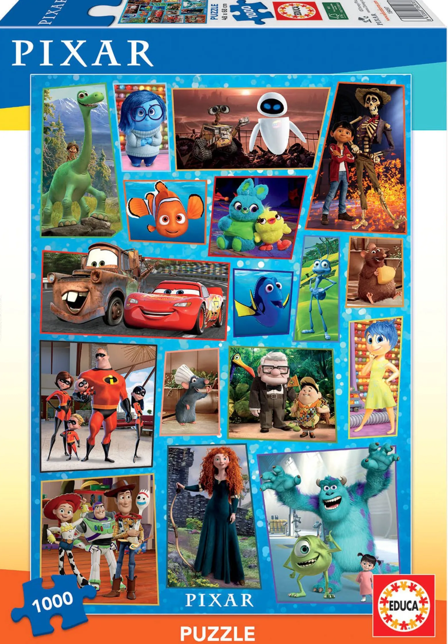 Puzzle 1000 el. Bohaterowie bajek (Disney / Pixar)