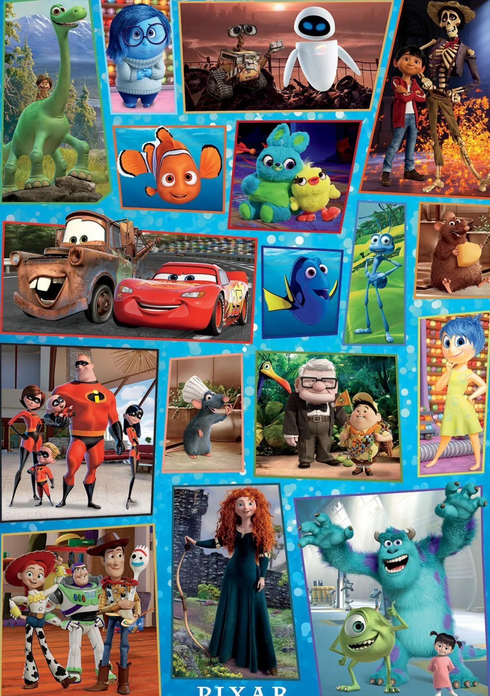 Puzzle 1000 el. Bohaterowie bajek (Disney / Pixar)