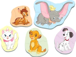 Puzzle 3-5 el. Bohaterowie bajek Disneya