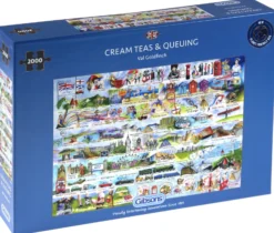 Puzzle 2000 el. Brytyjskie znaki szczególne