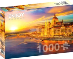 Puzzle 1000 el. Budynek parlamentu / Budapeszt / Węgry