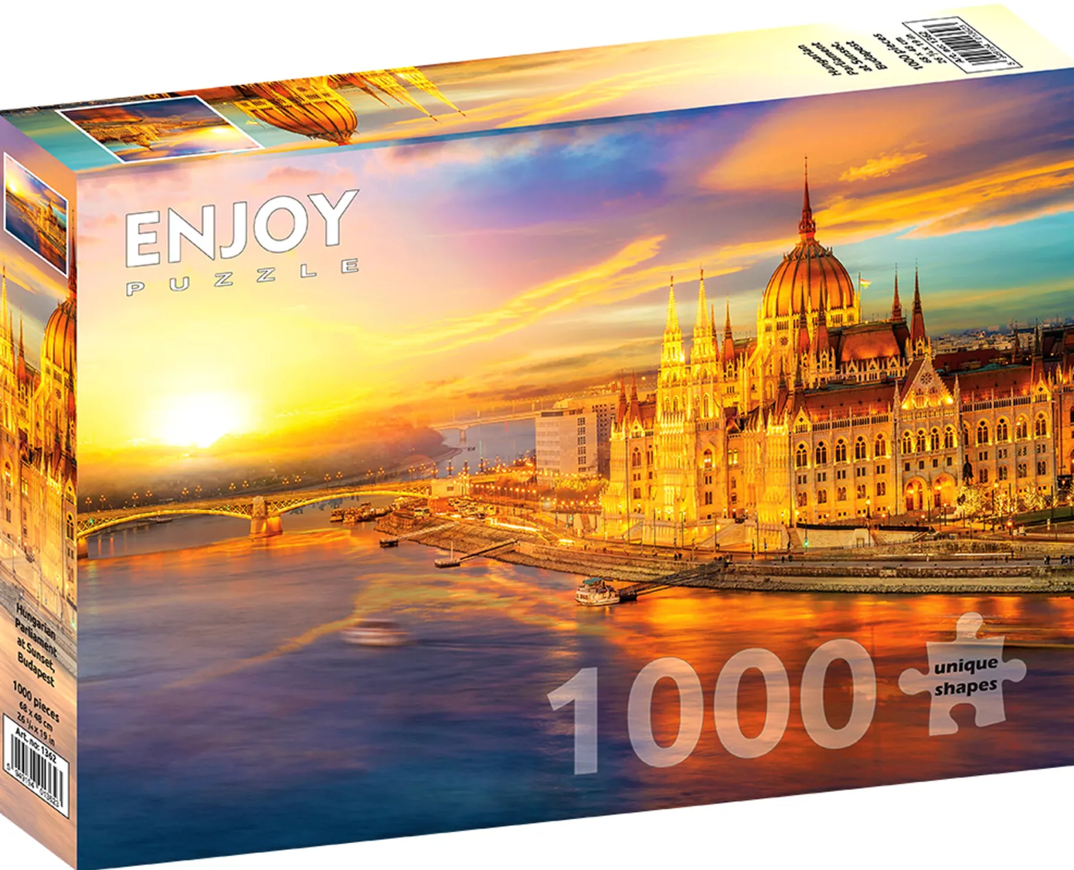 Puzzle 1000 el. Budynek parlamentu / Budapeszt / Węgry