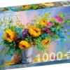 Puzzle 1000 el. Bukiet z żółtymi kwiatami