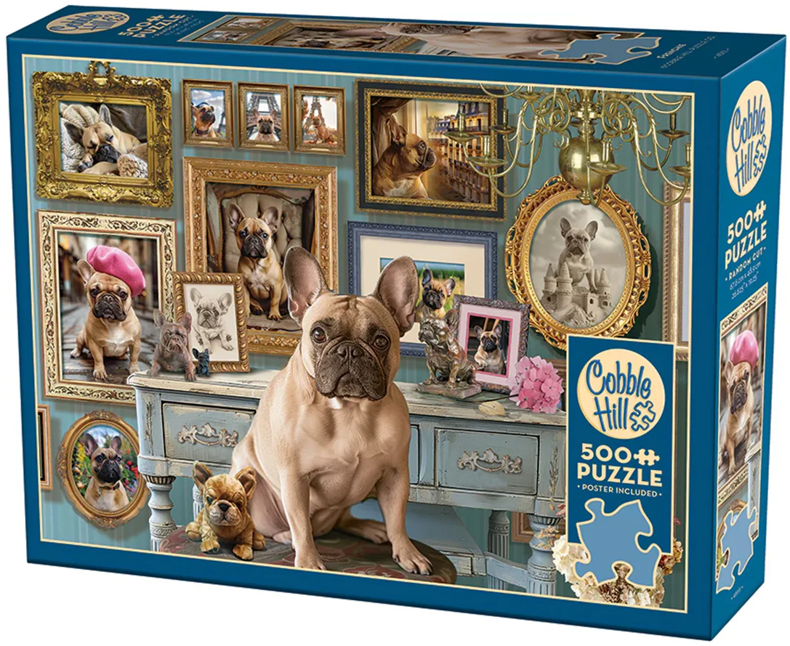 Puzzle 500 el. Buldog francuski