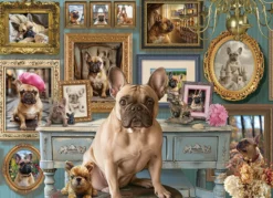 Puzzle 500 el. Buldog francuski