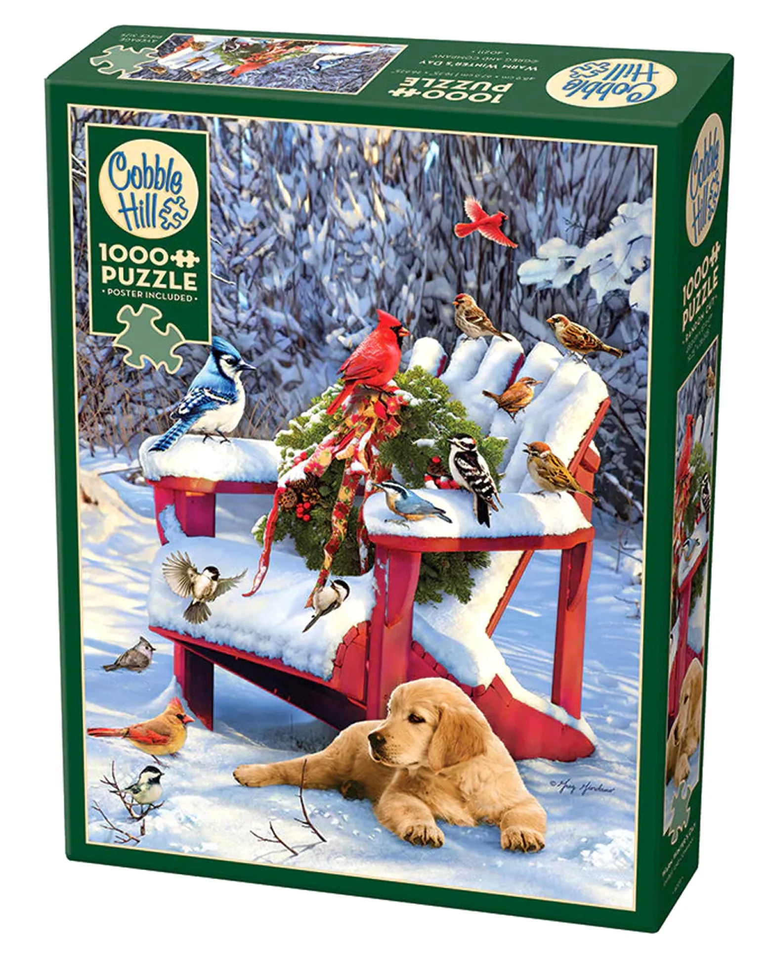 Puzzle 1000 el. Ciepły zimowy dzień