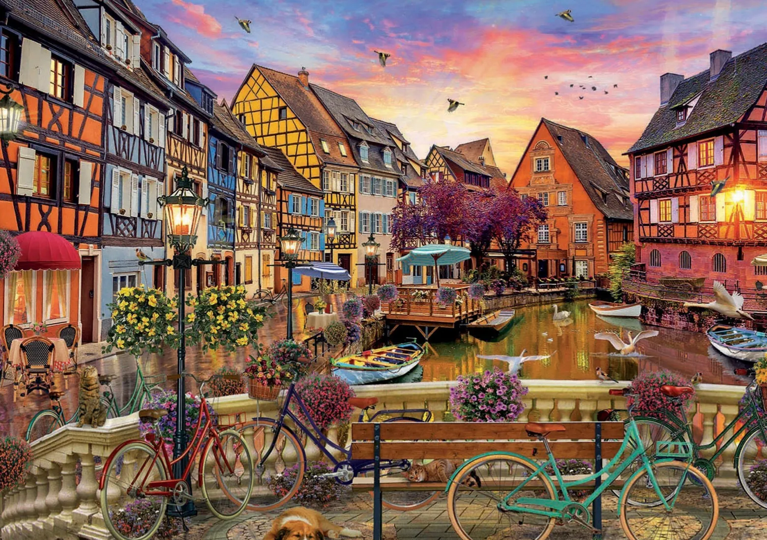 Puzzle 3000 el. Colmar / Francja