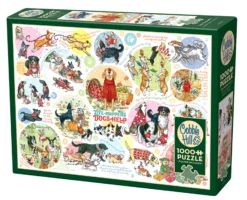 Puzzle 1000 el. Co myśli pies?