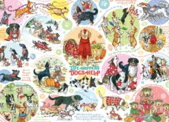 Puzzle 1000 el. Co myśli pies?