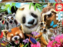 Puzzle 300 el. Czarnoocy przyjaciele