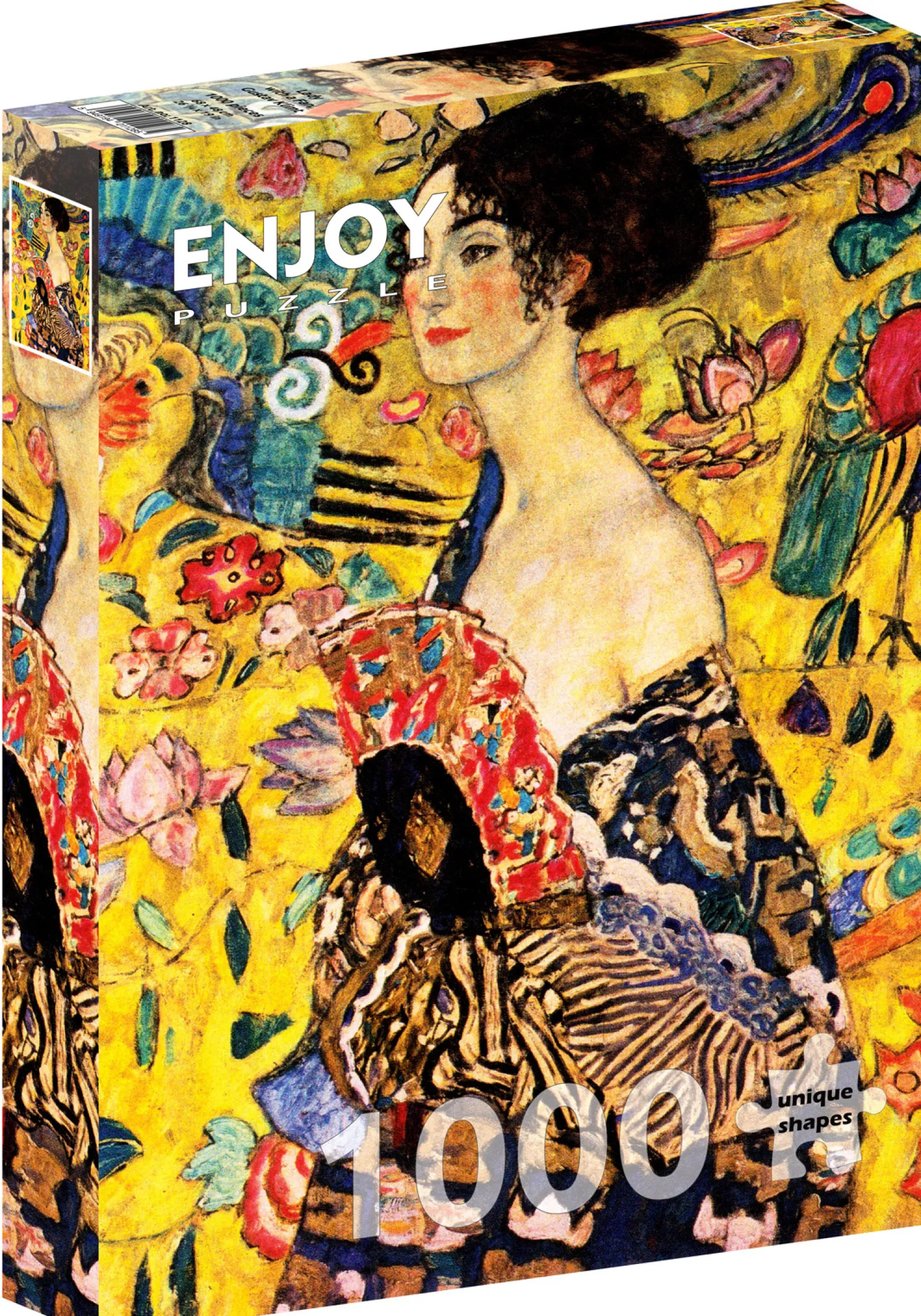 Puzzle 1000 el. Dama z wachlarzem, Gustav Klimt