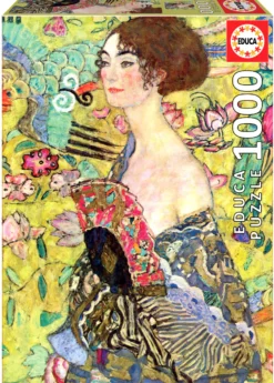 Puzzle 1000 el. Dama z wachlarzem, Gustav Klimt