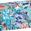 Puzzle 1000 el. Delfiny
