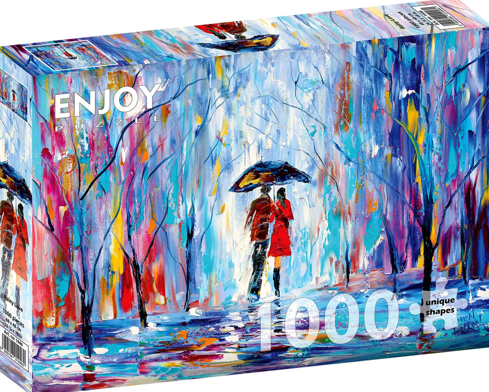 Puzzle 1000 el. Deszczowa miłość