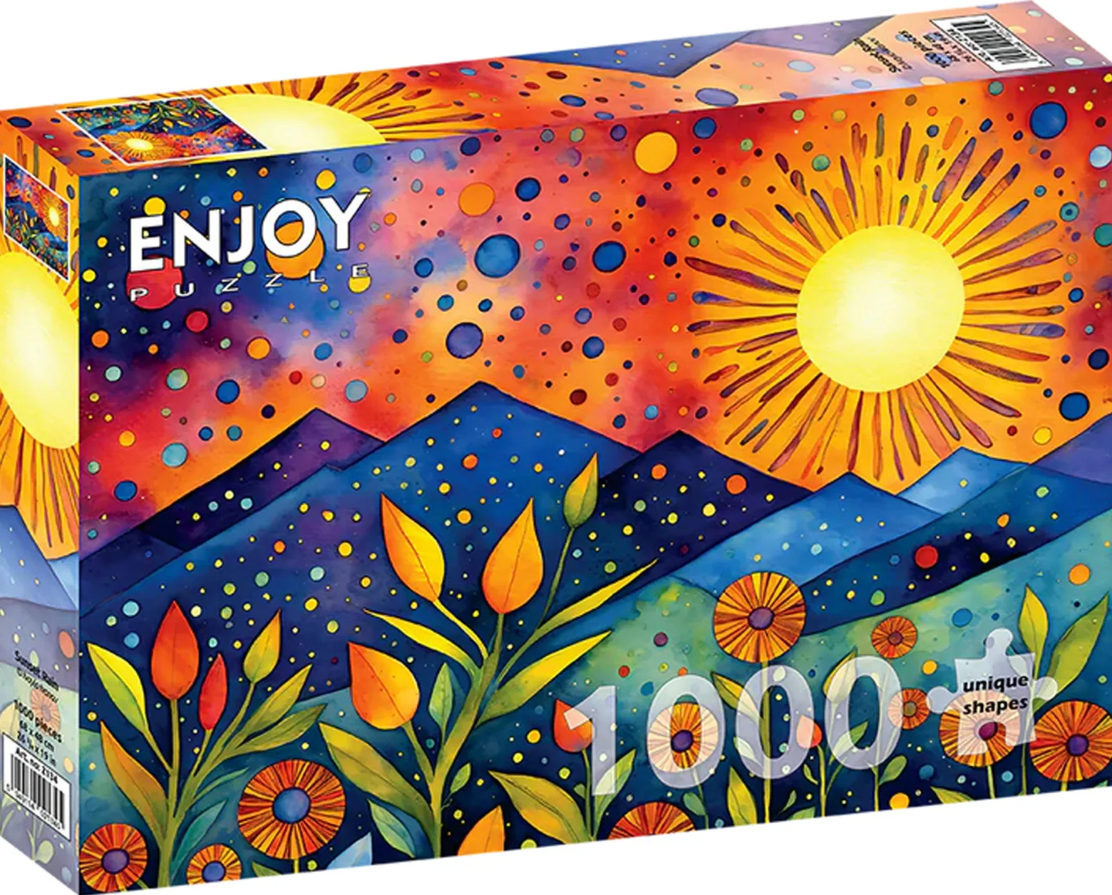 Puzzle 1000 el. Deszczowy zachód słońca