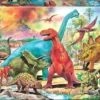 Puzzle 100 el. Dinozaury