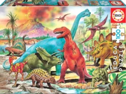 Puzzle 100 el. Dinozaury