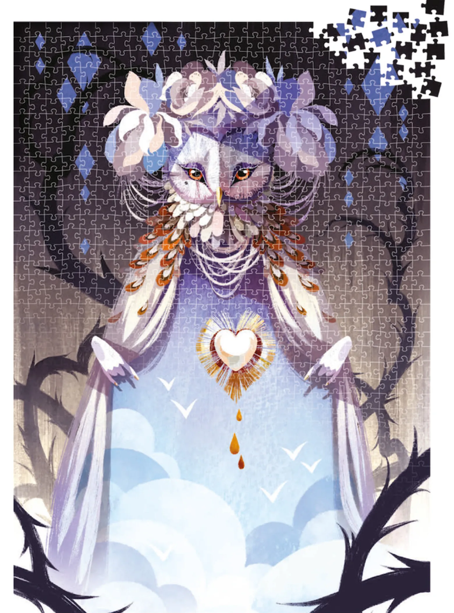 Puzzle 1000 el. Dixit: Queen of Owls