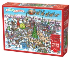 Puzzle 1000 el. 12 dni Świąt Bożego Narodzenia