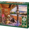 Puzzle 1000 el. Domek nad jeziorem