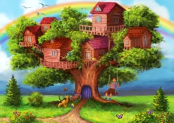 Puzzle 1000 el. Domki na drzewie