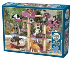 Puzzle 500 el. Drapak dla kota