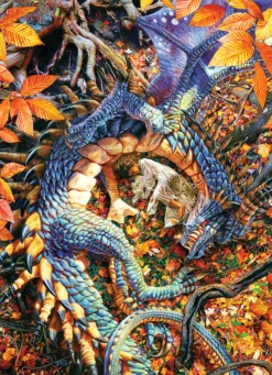 Puzzle 1000 el. Drzemka w lesie