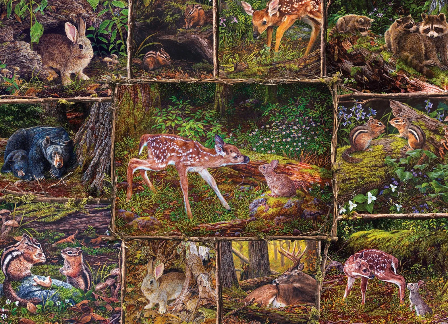Puzzle 350 el. Drzwi do lasu