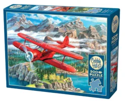 Puzzle 500 el. Dwupłatowiec (Beechcraft Staggerwing)